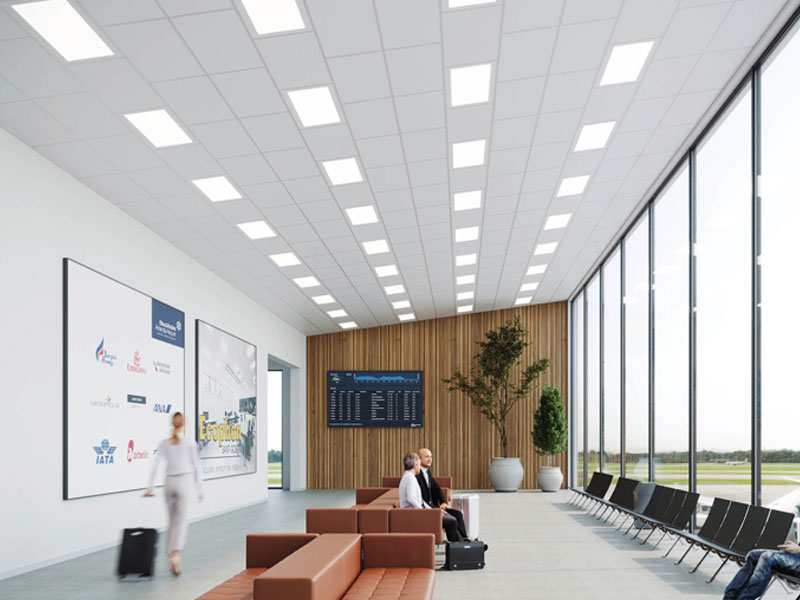 What is the process of aluminum buckle board ceiling project?